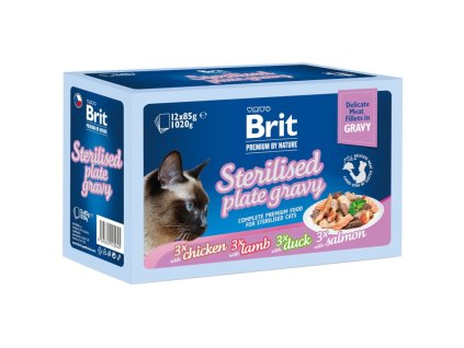 Brit Premium by Nature Delicate Fillets in Gravy Multipack Sterilised 12 × 85 g