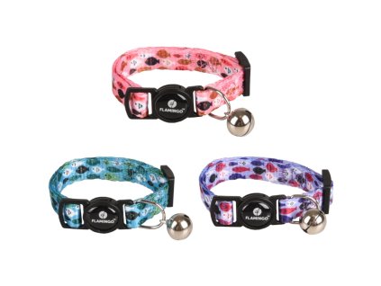 Flamingo Minou obojek pro koťata mix