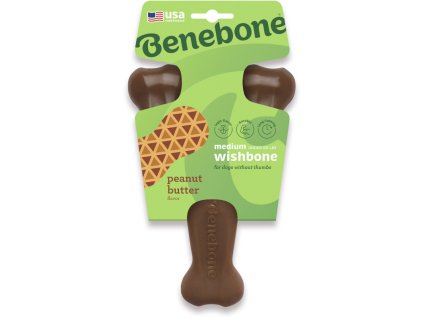 Benebone Wishbone Peanut Butter M