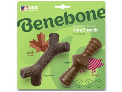 Benebone Maplestick & Zaggler Bacon XS 2 ks