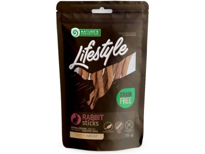 Nature's Protection LifeStyle Grain Free Rabbit Sticks 75 g