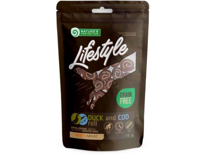 Nature's Protection LifeStyle Grain Free Duck and Cod Roll 75 g