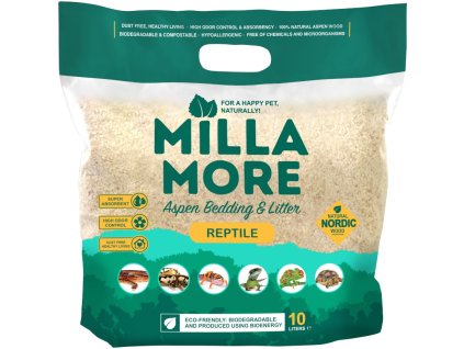Millamore Aspen Bedding & Litter Reptile 10 l