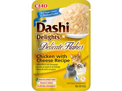 Inaba Dashi Delights Delicate Flakes kuře a sýr 40 g