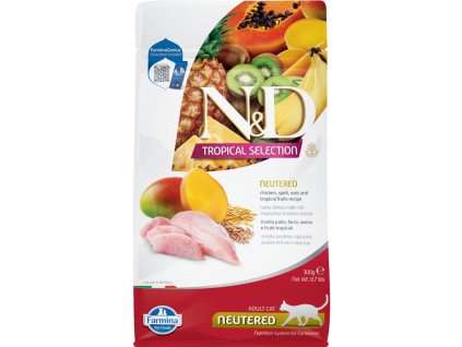 N&D TROPICAL SELECTION Cat Chicken Neutered 300 g