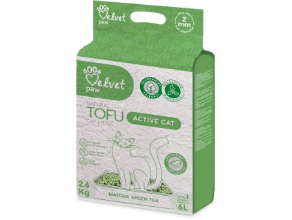 Velvet Paw Tofu Active Cat 6 l 2,6 kg
