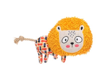 Flamingo Saffia Lion with Rope