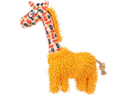 Flamingo Saffia Giraffe with Rope