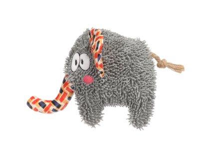 Flamingo Saffia Elephant with Rope
