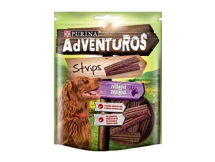 ADVENTUROS SNACK DOG PLÁTKY SE ZVĚŘINOU 90 G