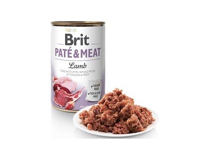 BRIT PATÉ & MEAT KONZ. LAMB 400 G ZB003434