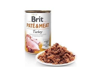 BRIT PATÉ & MEAT KONZ. TURKEY 400 G ZB003431
