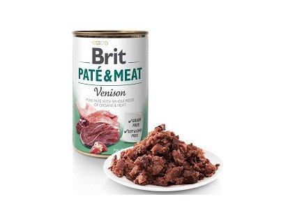 BRIT PATÉ & MEAT KONZ. VENISON 400 G ZB003435