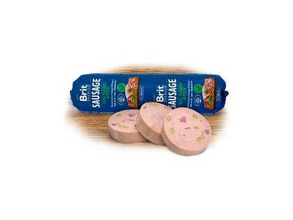 BRIT SALÁM SAUSAGE TURKEY & PEA 800 G ZB002521