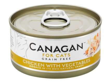 Canagan Cat konz. Kuře se zeleninou 75 g