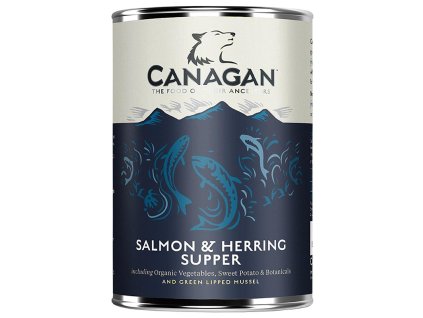 Canagan konzerva losos a sleď 400 g