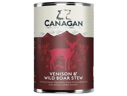 Canagan konzerva zvěřina a divočák 400 g