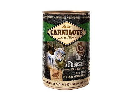 CARNILOVE WM KONZ. DUCK & PHEASANT GRAIN FREE 400 G