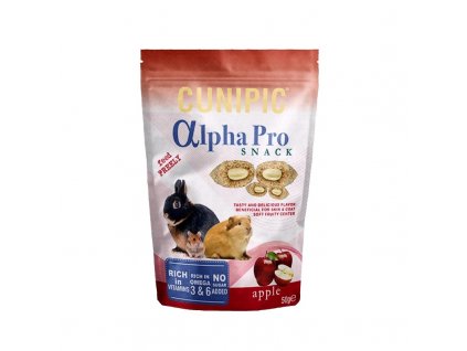 Cunipic Alpha Pro Snack Apple jablko 50 g