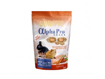 Cunipic Alpha Pro Snack Carrot mrkev 50 g