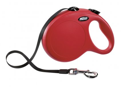 Flexi Classic NEW L pásek 8 m červené 50 kg