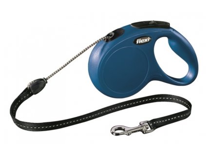 Flexi Classic NEW M lanko 5 m modré 20 kg