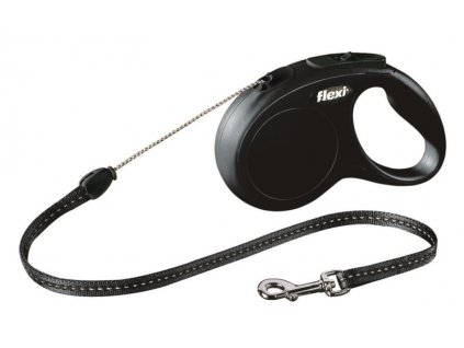 Flexi Classic NEW S lanko 5 m černé 12 kg