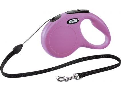 Flexi Classic NEW S lanko 5 m růžové 12 kg