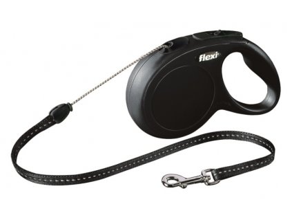 Flexi Classic NEW S lanko 8 m černé 12 kg