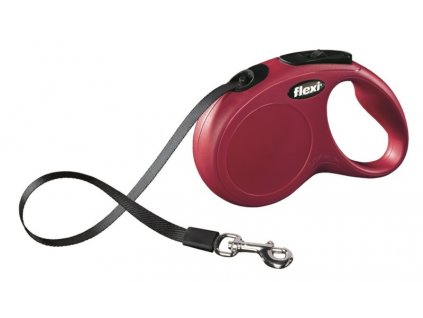 Flexi Classic NEW S pásek 5 m červené 15 kg