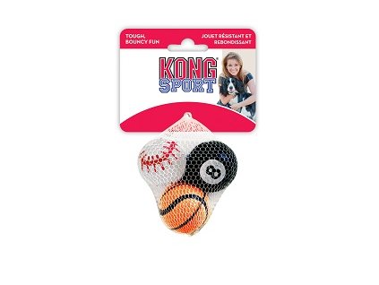 HRAČKA TENIS SPORT MÍČ MALÝ MIX KONG 3 KS, SMALL