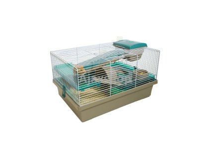 Klec křeček Pico hnědá zelená Rosewood 50 x 36 x 29 cm