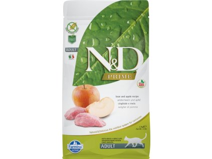 N&D PRIME Cat Adult Boar & Apple 1,5 kg