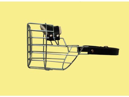 Náhubek kovový Kokršpaněl, Foxteriér fena, chrom 95 x 95 x 85 mm