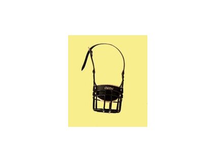 Náhubek kovový Rotvajler fena, gumoplast 130 x 150 x 105 mm