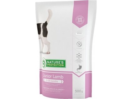 Nature´s Protection Dog Dry Junior Lamb 500 g