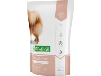 Nature´s Protection Dog Dry Junior Mini 500 g