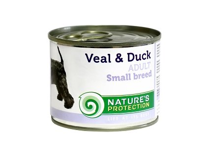 NATURE'S PROTECTION DOG KONZ.SMALL TELECÍ/KACHNA 200 G