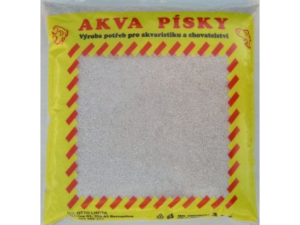Písek akvarijní Akva č.1 bílý říční jemný 3 kg