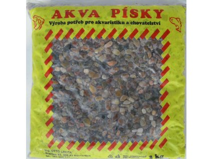 Písek akvarijní Akva č.10 přírodní 3 kg 4 6 mm