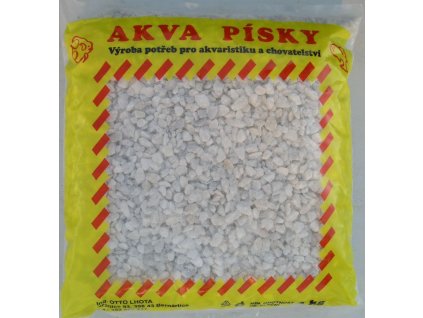 Písek akvarijní Akva č.2 bílý 3 kg 4 6 mm