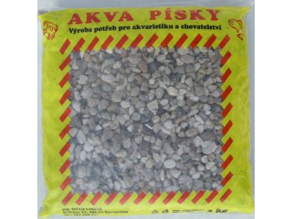 Písek akvarijní Akva č.6 béžový 3 kg 4 6 mm