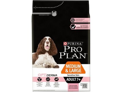 PRO PLAN Dog Adult 7+ Medium&Large Sens.Skin 3 kg