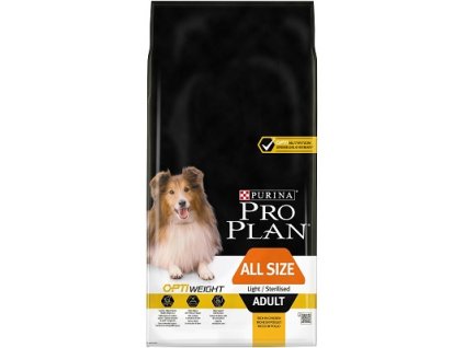 PRO PLAN Dog Adult ALL SIZE Light/Sterilised 14 kg
