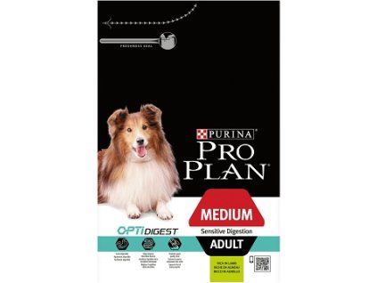 PRO PLAN Dog Adult Medium Sens.Dig.Lamb 3 kg