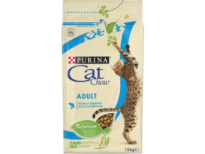 Purina Cat Chow Adult losos a tuňák 1,5 kg