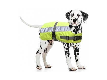 Reflexní vesta pro psa 25cm žlutá Duvo+