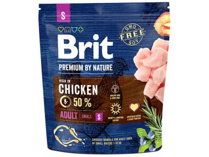 Brit Premium by Nature Adult S 1 kg