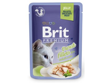 Brit Premium kapsička Jelly Trout 85 g