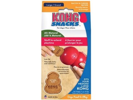KONG Pamlsek do hraček Bacon & Cheese 312 g